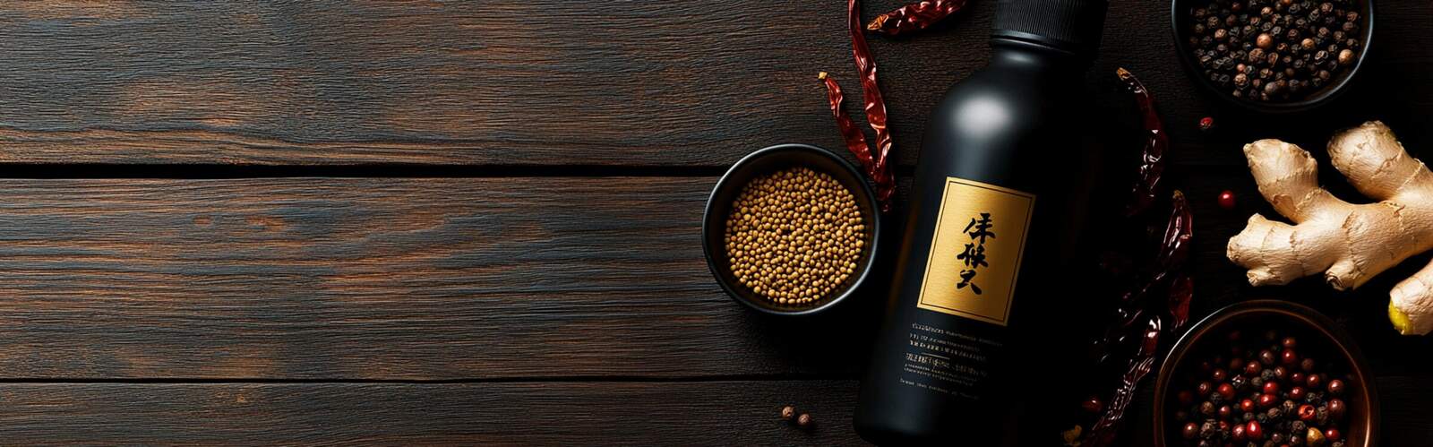 Épices et condiments asiatiques authentiques