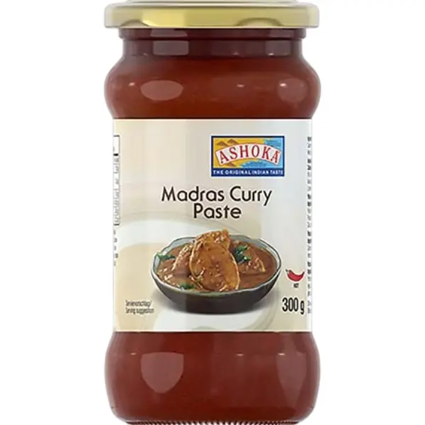 Pâte de curry Madras - 300 GR ASHOKA