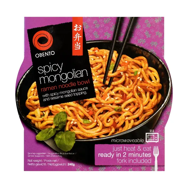 Ramen Mongol Épicé - 240 GR OBENTO