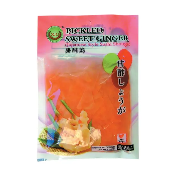 Gingembre rose mariné X.O - 100 GR.