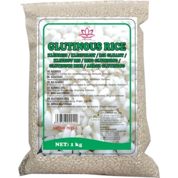 Riz Gluant Grand - 1 KG LOTUS