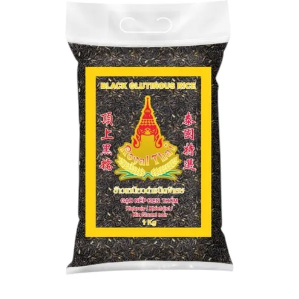 Riz Gluant Noir - 1 KG ROYAL THAI