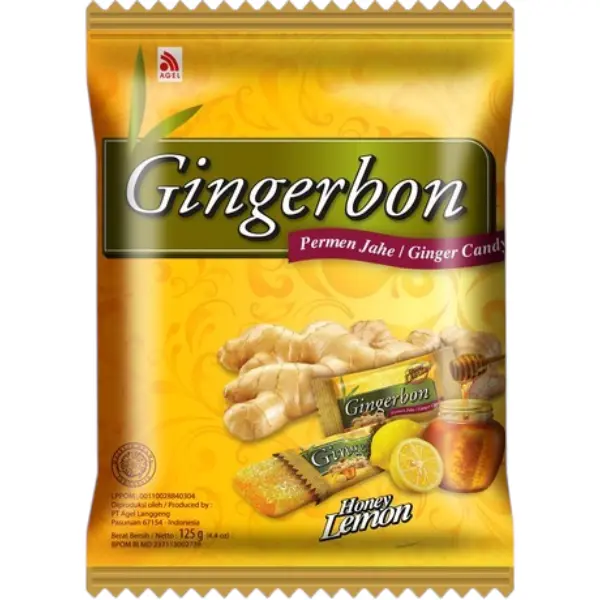 Bonbons au gingembre, miel et citron Gingerbon - 125 GR