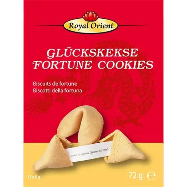 Biscuits Porte-Bonheur (Fortune Cookies) - 70 GR ROYAL ORIENT