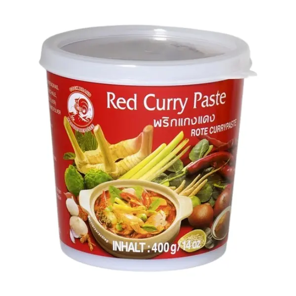 Pâte de Curry Rouge - 400 GR COCK