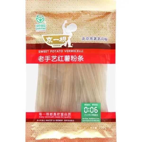 Vermicelles de Patate Douce Larges - 200 GR JING YI GEN
