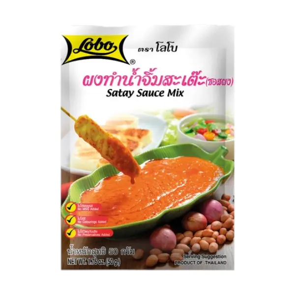 Mélange pour Sauce Satay - 50 GR LOBO