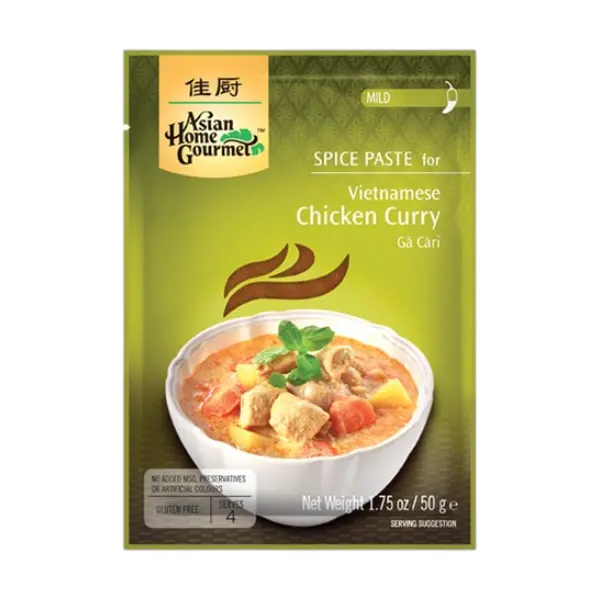 Pâte pour Curry de Poulet Vietnamien - 50 GR ASIAN HOME GOURMET