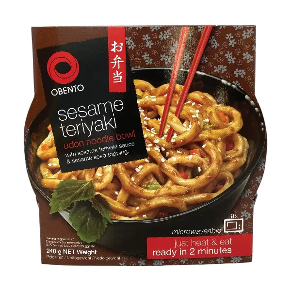 Nouilles Udon Teriyaki au Sésame - 240 GR OBENTO