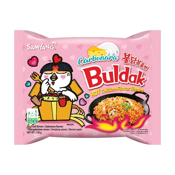 Nouilles Buldak Carbonara - 130 GR SAMYANG