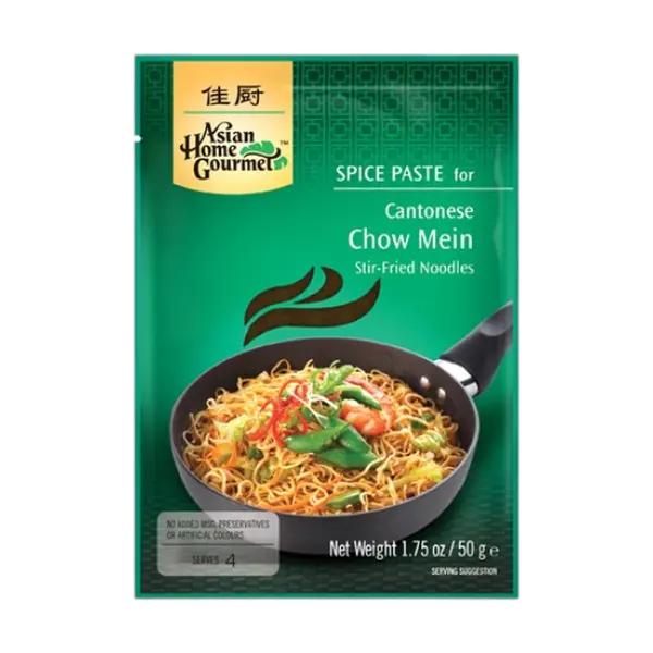 Pâte pour Nouilles Chow Mein - 50 GR ASIAN HOME GOURMET