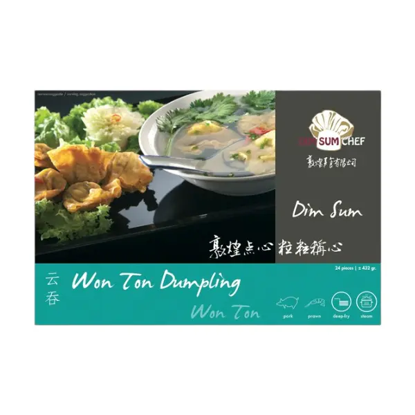Wonton Porc et Crevette - 360 GR DIM SUM CHEF