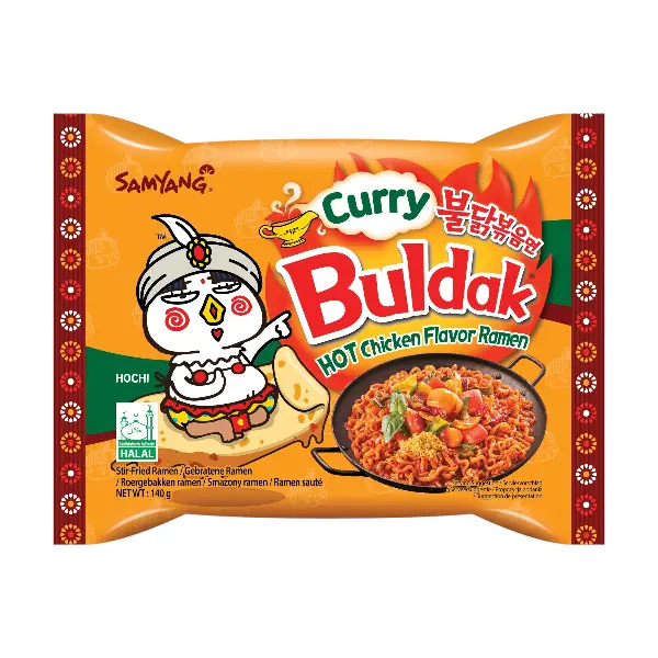 Nouilles Buldak Curry - 140 GR SAMYANG