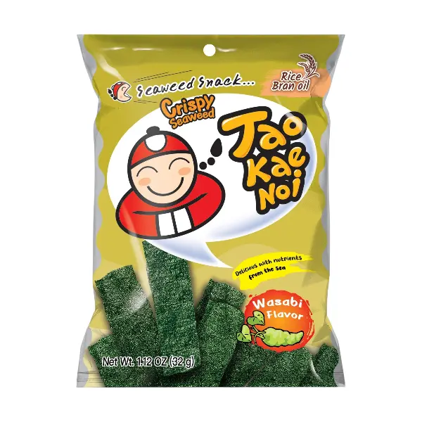 Chips d'Algues au Wasabi - 32 GR TAO KAE NOI