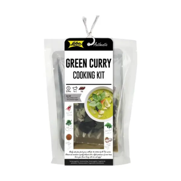 Kit de cuisine pour curry vert - 253 GR LOBO