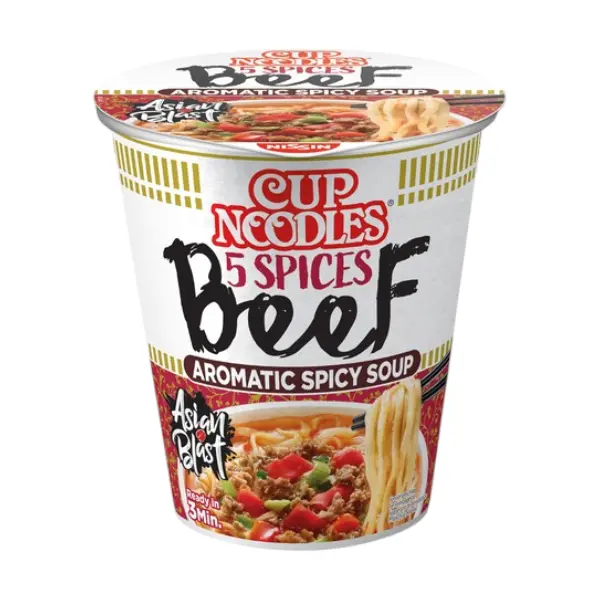 Bol de Nouilles au Boeuf 5 épices - 63 GR NISSIN