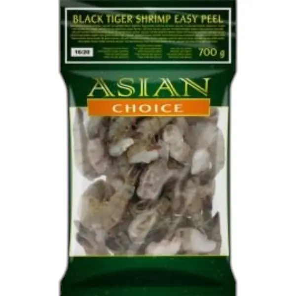 Crevettes Black Tiger Easy Peel 16/20 - 1 KG ASIAN CHOICE