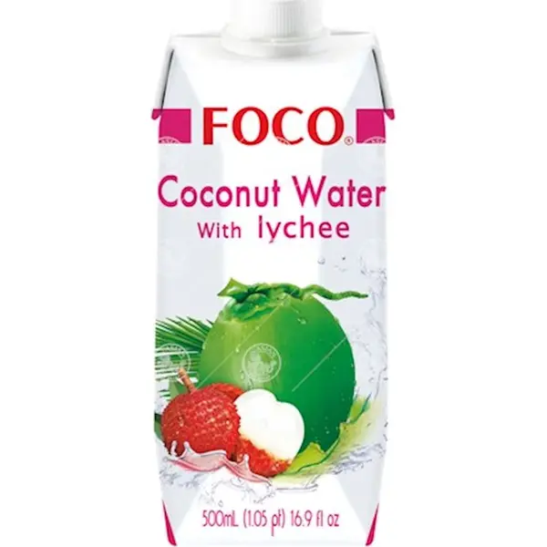 Eau de Coco Litchi - 500 ML FOCO