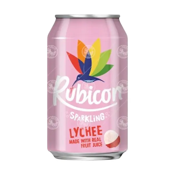 Jus de Litchi pétillant - 330 ML RUBICON