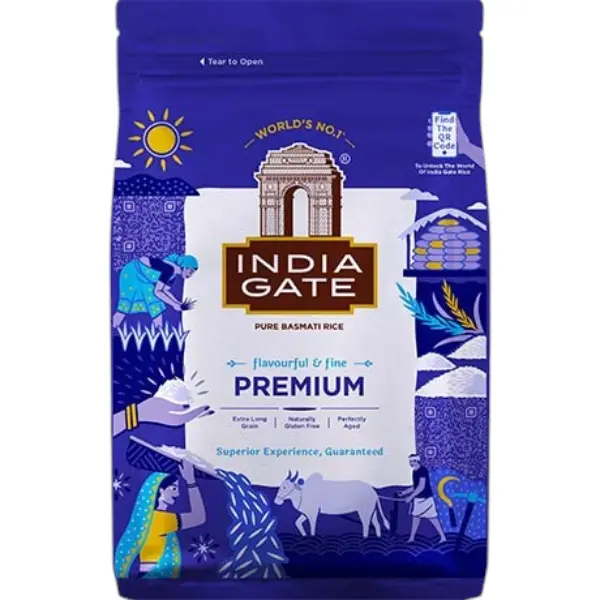 Riz Basmati Premium - 5 KG INDIA GATE