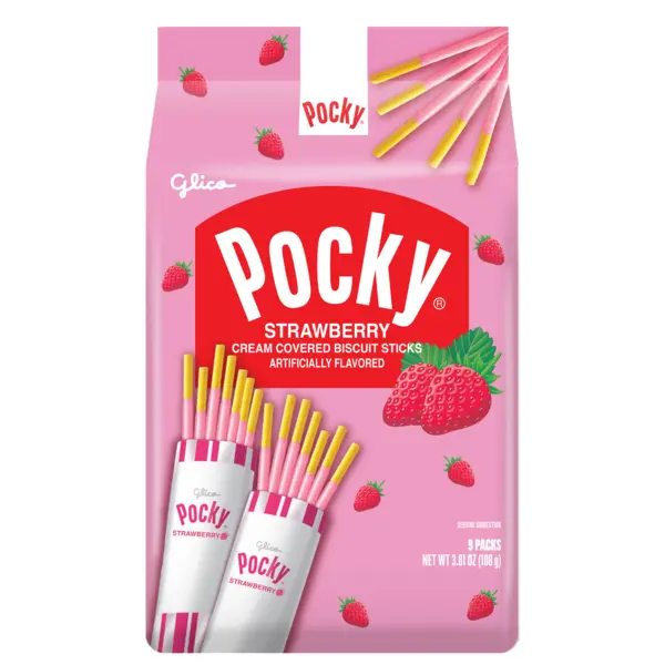 Pocky Fraise Pack de 7 - GLICO