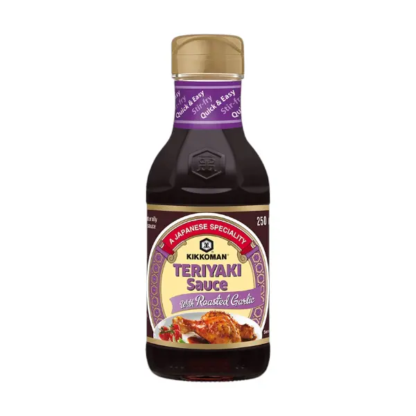 Sauce Teriyaki a l'Ail Roti - 250 ML KIKKOMAN