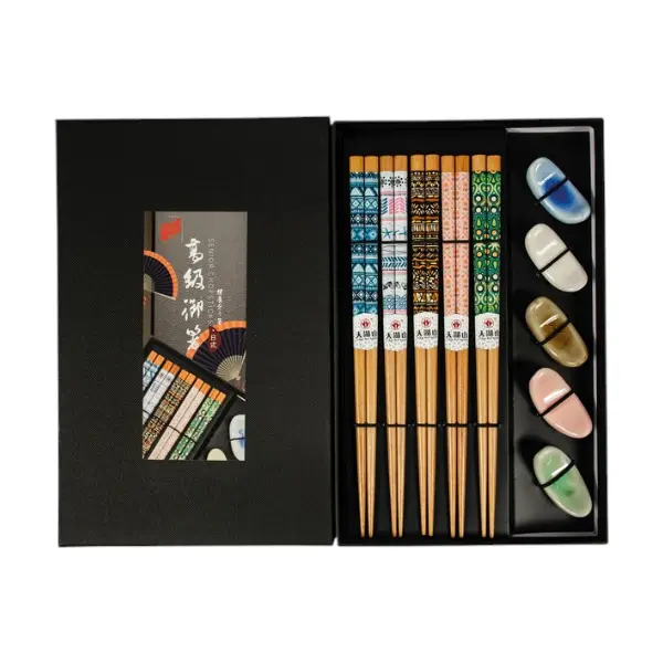 Set de Baguettes Pastel Assorti - 5 Paires GOLDEN TURTLE