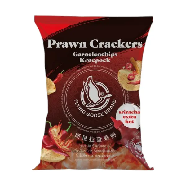 Crackers Crevettes Sriracha Extra Piquant - 80 GR FLYING GOOSE