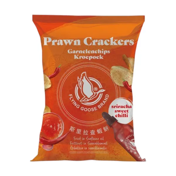 Crackers Crevettes Sriracha Sweet Chilli - 80 GR FLYING GOOSE