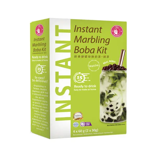 Boba Instantané Matcha - 240 GR O'S BUBBLE