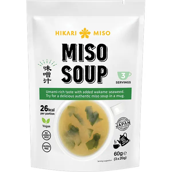 Soupe Miso Instantanée - 60 GR HIKARI